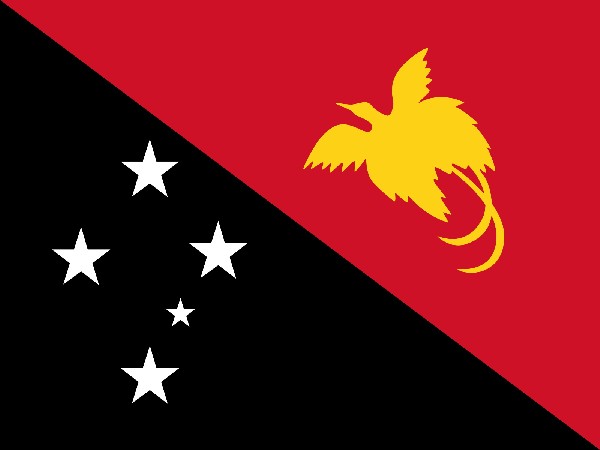 Vlajka Papuy Nov Guiney