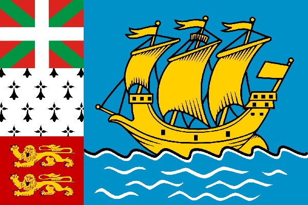 Vlajka Svatho Pierra a Miquelona