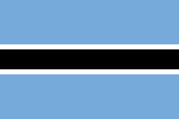Vlajka Botswany