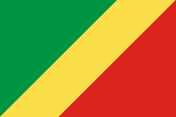 Vlajka republiky Kongo
